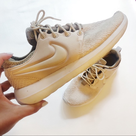 Nike Shoes - NIKE Cream/Neutral Athletic Running Shoes 7